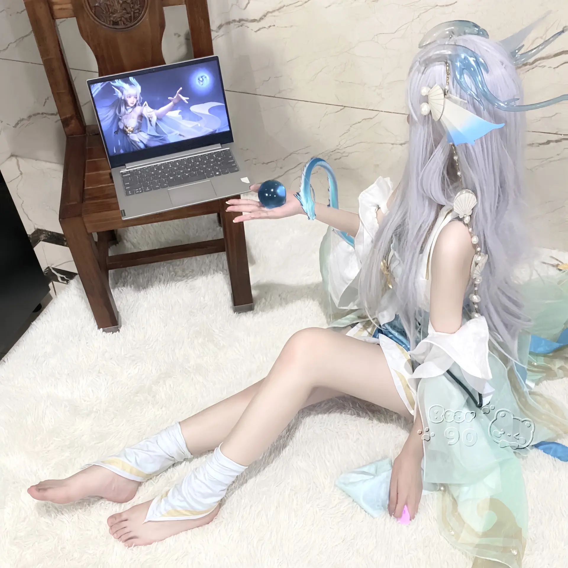 清河海风，融融月色