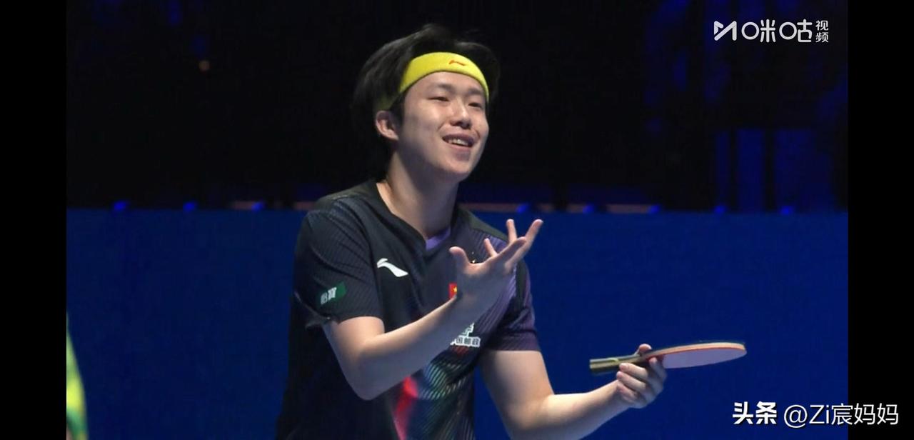 首先祝贺王楚钦，
4：1赢了雨果。
2025年世界杯的遗憾，
在2026年弥补上