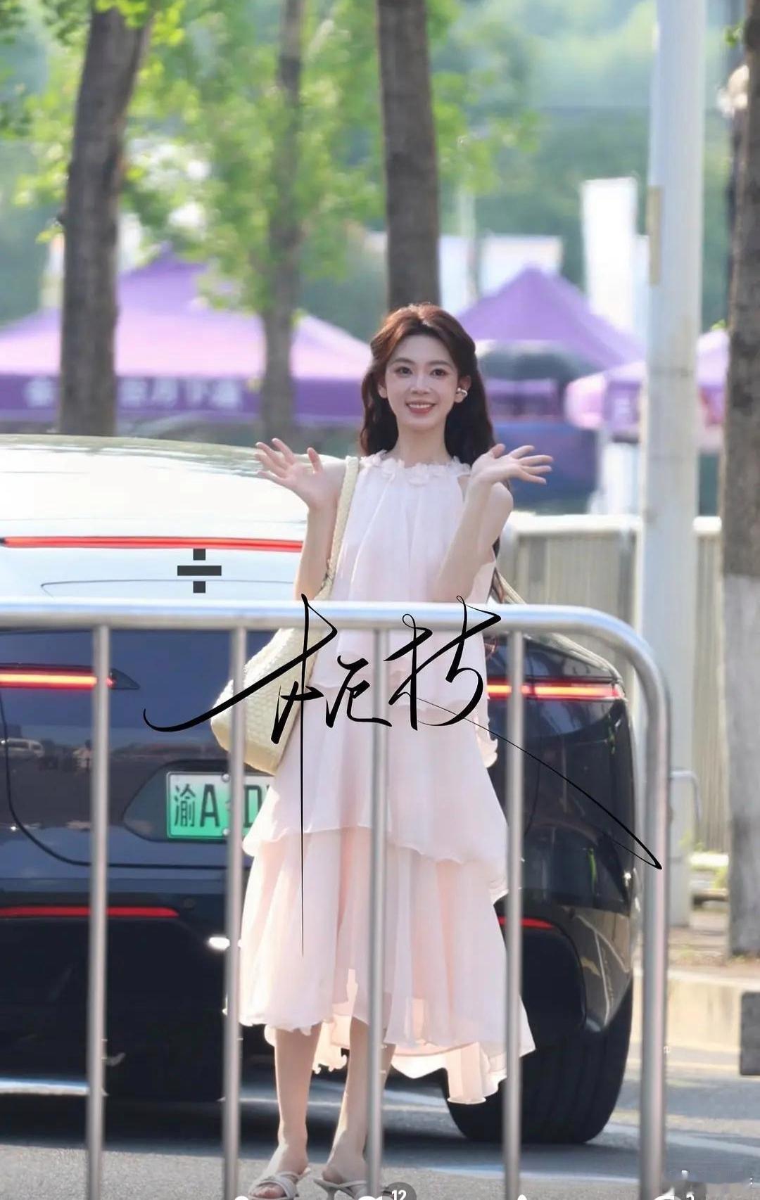 同一条裙子，怎么有一个像山寨版的啊？不仔细看不出来是一条 