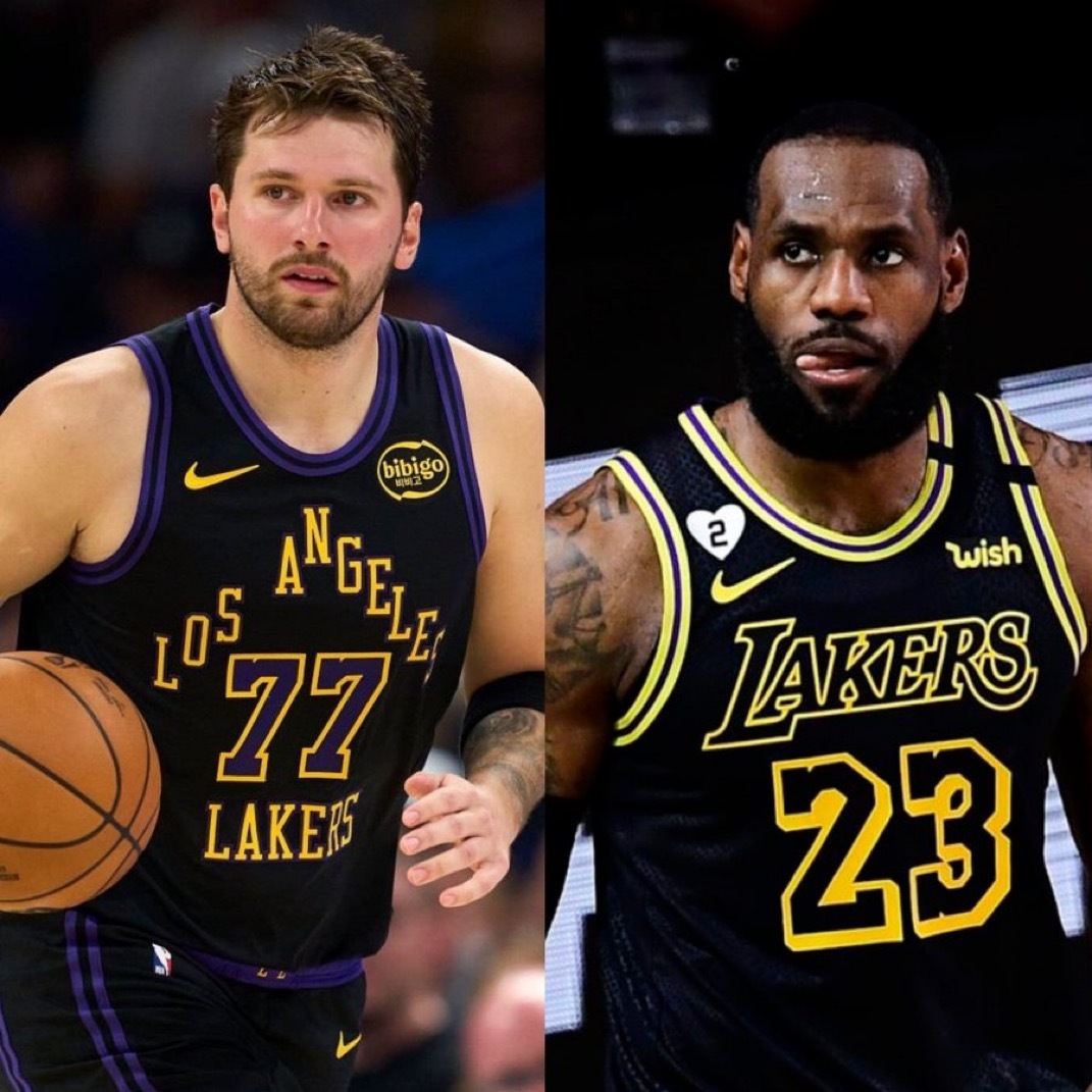 最后两位在效力湖人队时入选全NBA第一阵容的控卫：— 卢卡·东契奇 (2026)