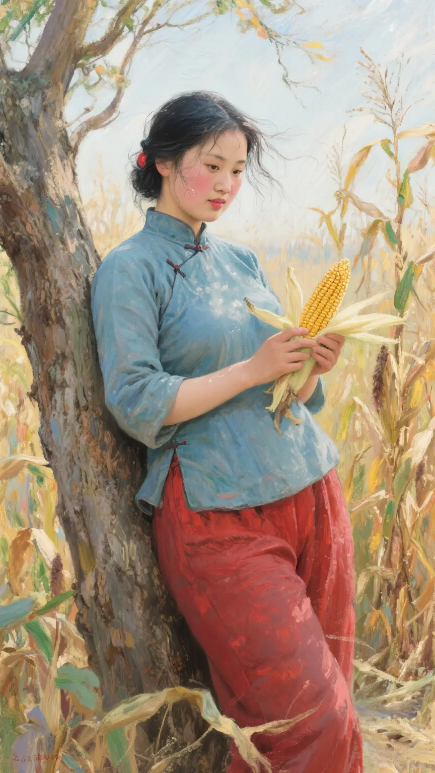 丰收 画卷