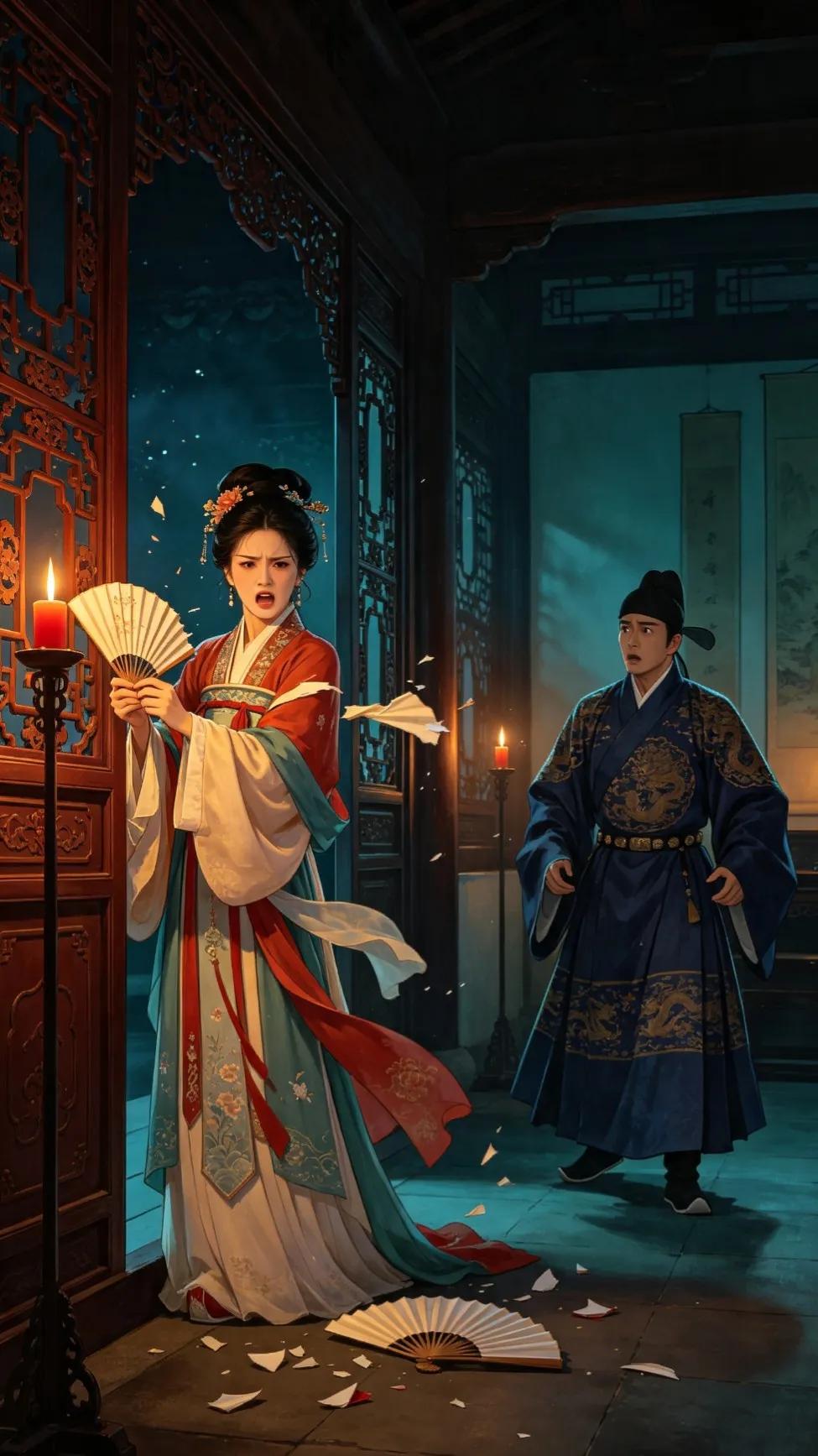 潘金莲的举止，不是说淫的那一方面，另外的一面，实也可告诫世人。
潘金莲动不动就骂