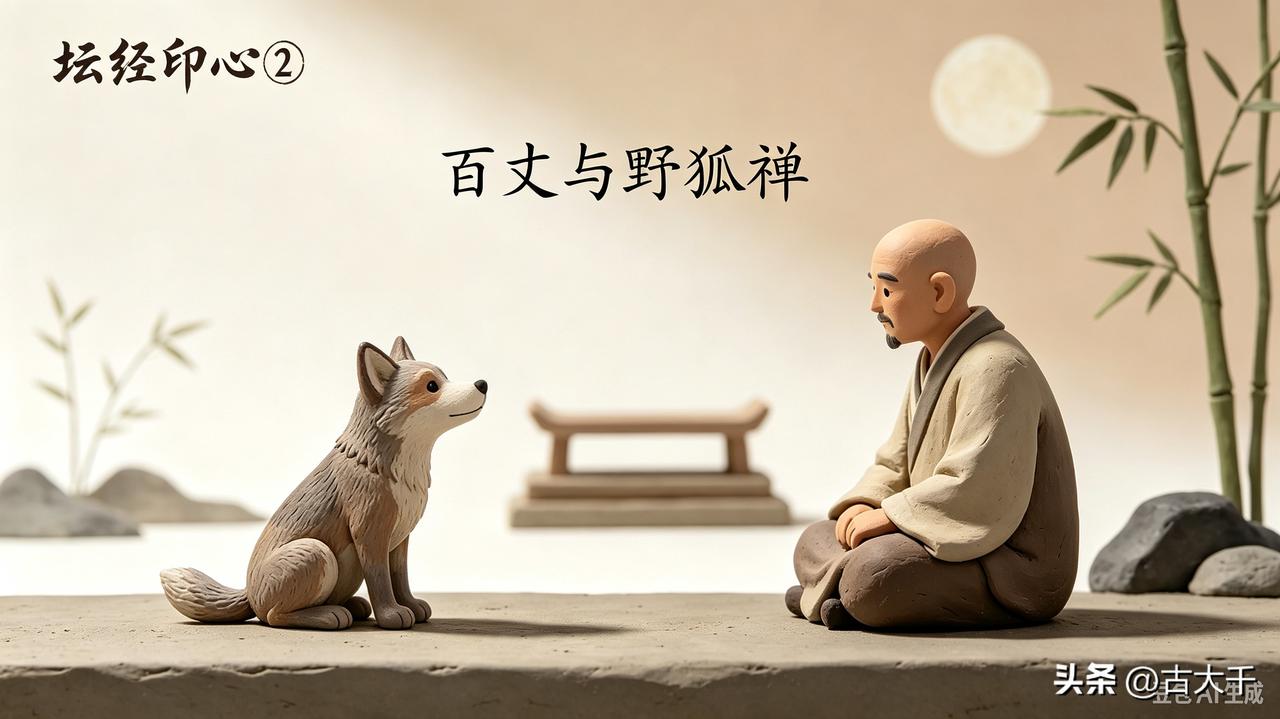 坛经印心②｜百丈与野狐禅

六祖传“三十六对法”，最后总收归一句：“出语尽双，二