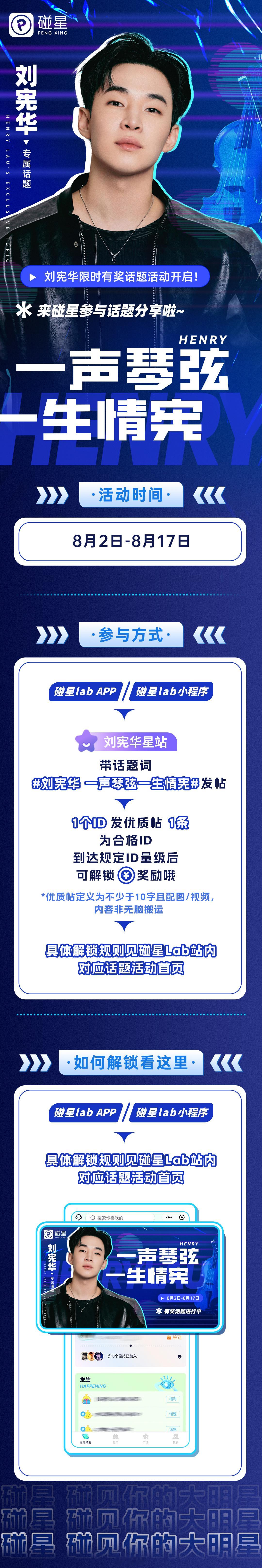 #碰星 星动瞬间#🌟#HenryLau刘宪华[超话]# 🎻#刘宪华 一声琴弦