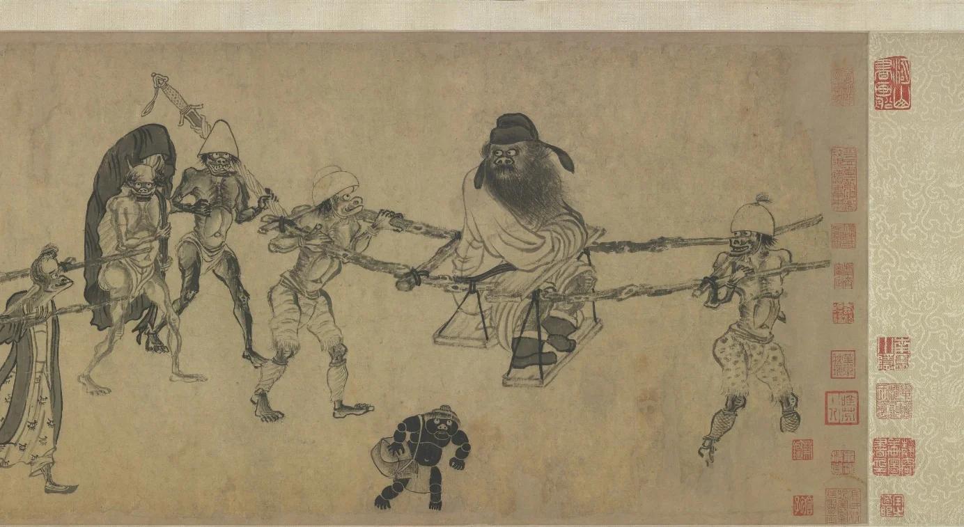 圆仁所记李德裕乘坐的这种早期的轿子，形制类似今日景区山路载客的滑杆，至于李德裕坐
