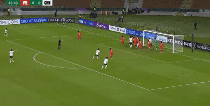 1-0，U23国足率先进球！
这场U23亚洲杯半决赛，上半场国足就创造了很多破门