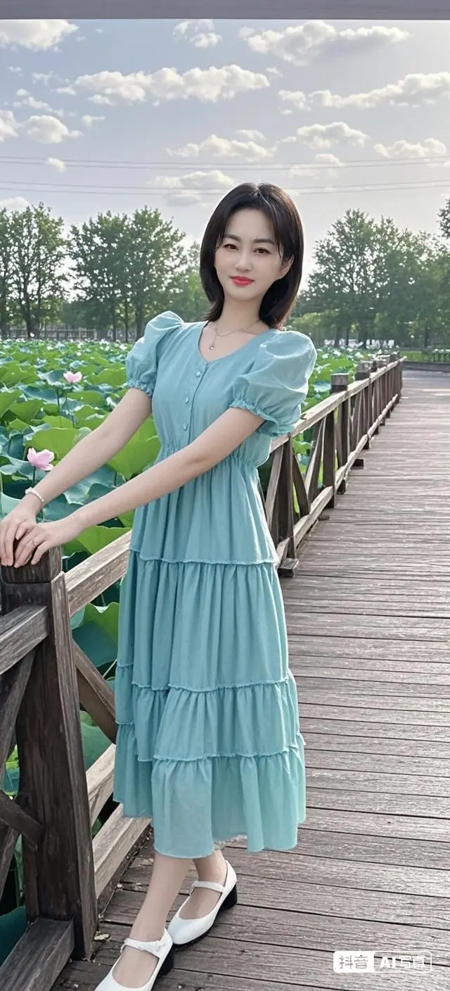 穿搭  连衣裙 美出高级感