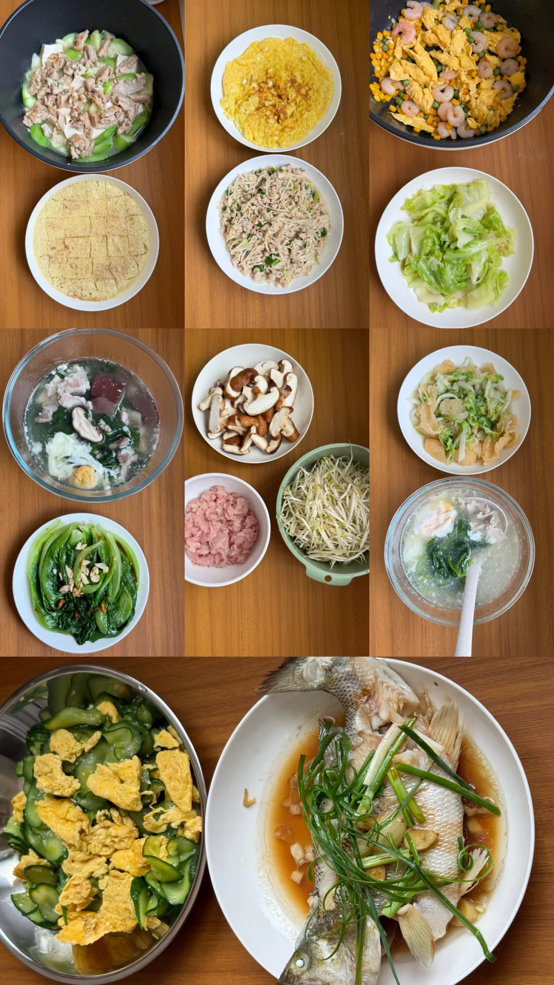 我的「一周不重样食谱」