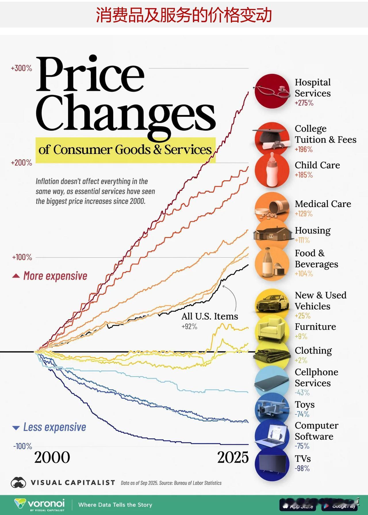 过去5年，美国哪个领域的通货膨胀最严重？

在美国内部，住房负担能力仍是一个重大