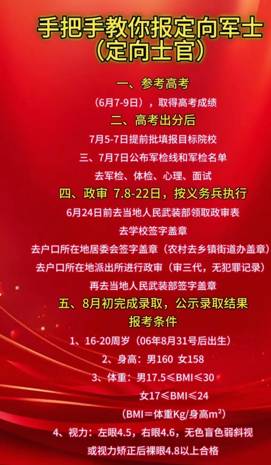 定向军士（定向士官）提前批，报了这个就不能再报其它提前批专业了
