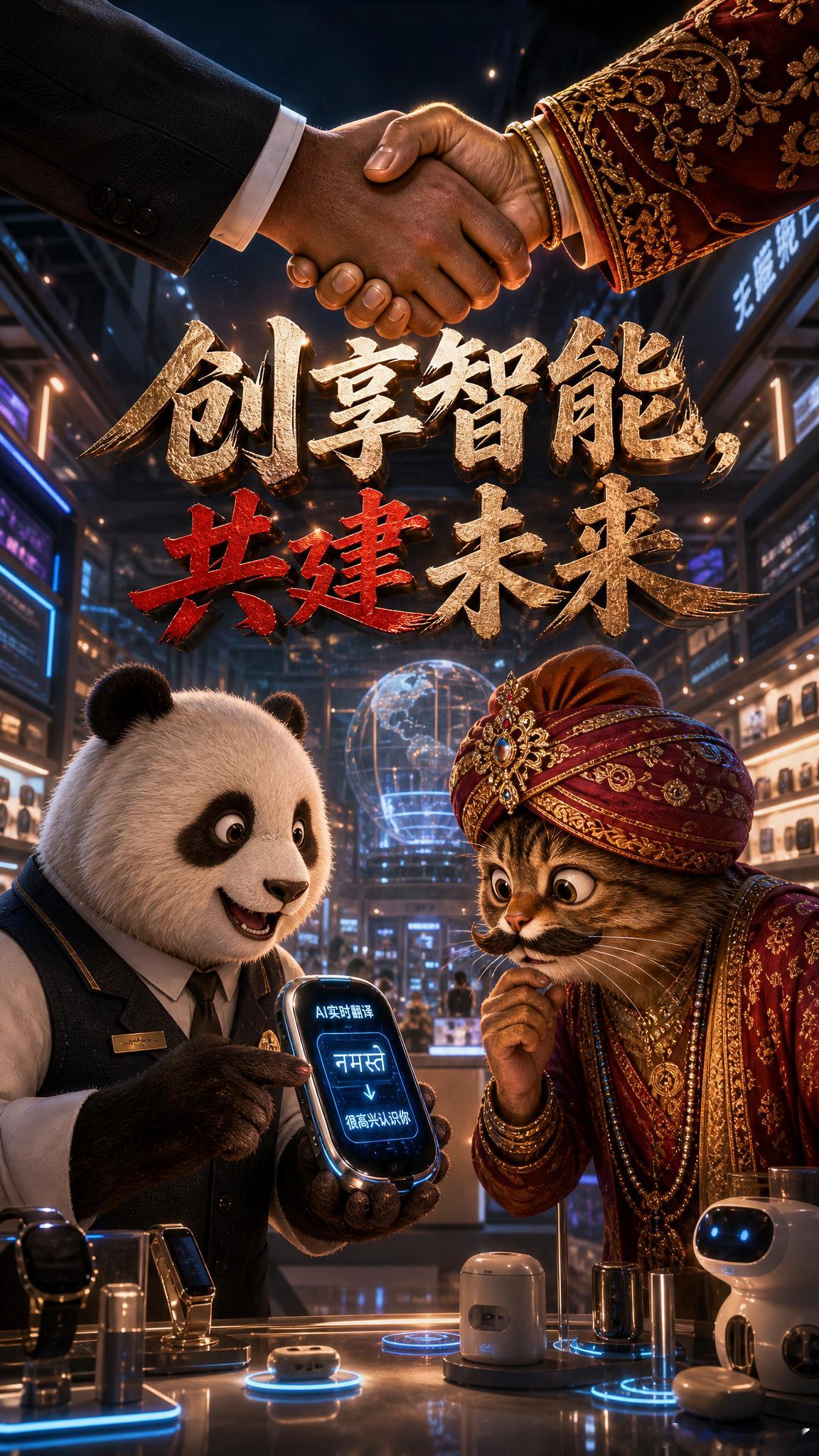 义乌发展经验 谁懂啊！义乌数贸中心的黑科技太惊艳了～AI翻译机秒出译文，印度采购
