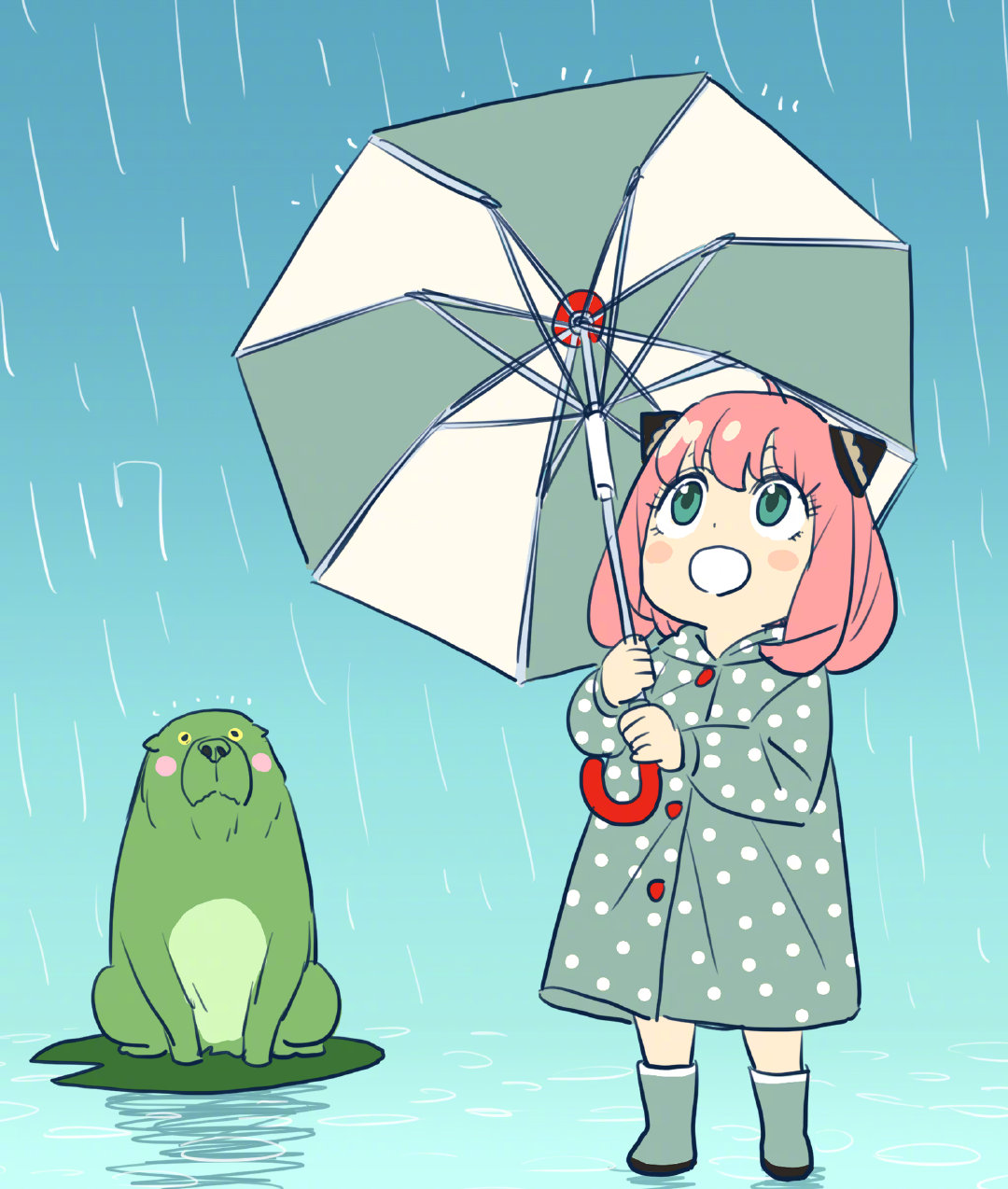 间谍过家家 作者遠藤達哉阿尼亚插画更新！！ ​​​