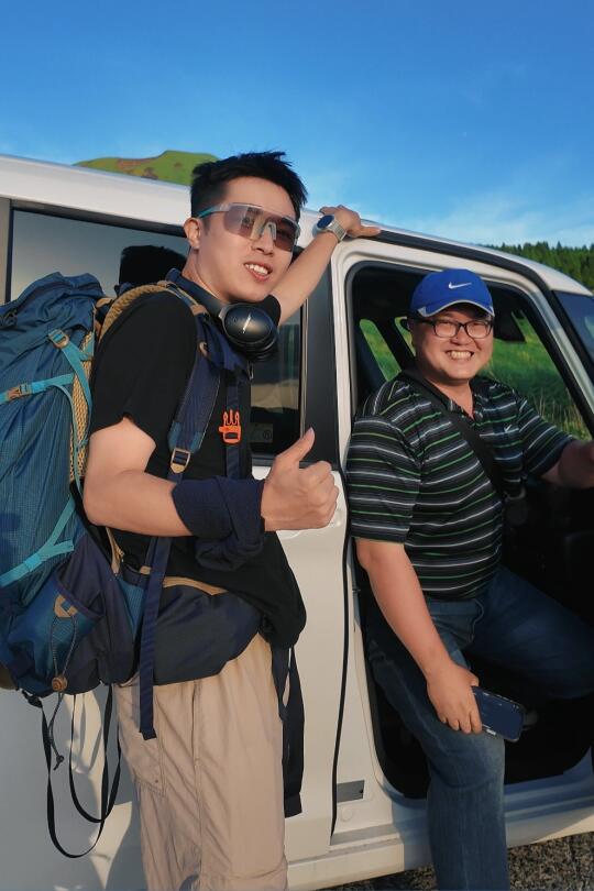 差点被困在火山口，感谢这位台湾大哥！