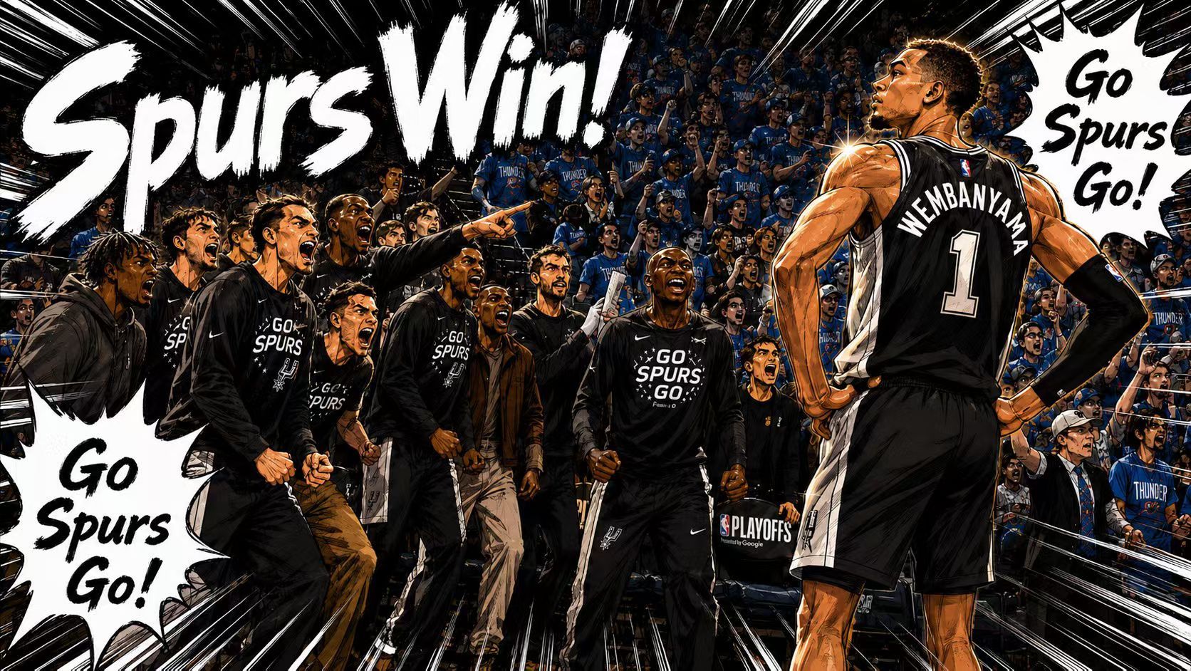 Go Spurs Go！这个世界着急着要听年少有为的故事！！！