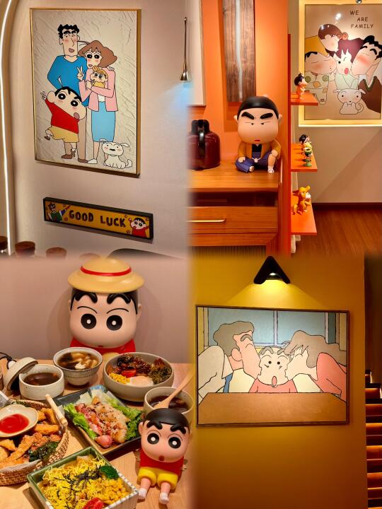 新开的！慈溪也有蜡笔小新主题餐厅啦！！