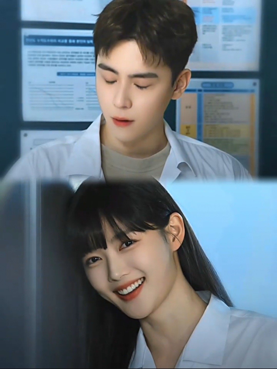 爽死我啦这两个人的小表情 金裕贞  金度勋 