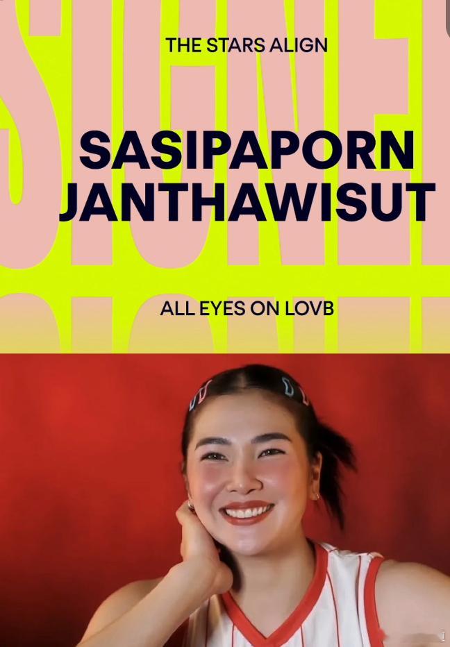 国际排坛动态泰国女排泰国女排国手萨西帕蓬新赛季将加盟美国的LOVB联赛，有几个泰