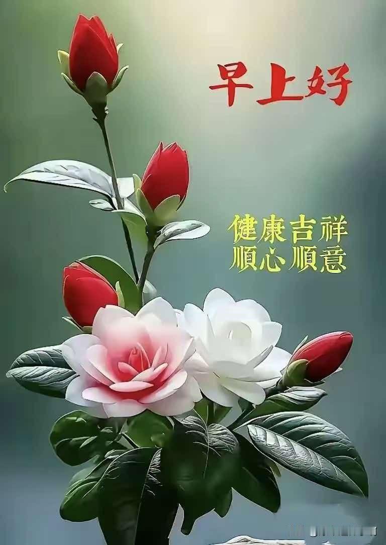 早上好，花开的真漂亮！
