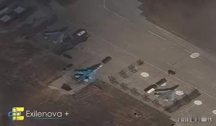 据乌军总参谋部消息，其用远程无人机摧毁了深居俄军内陆军事基地的一架su-57和一