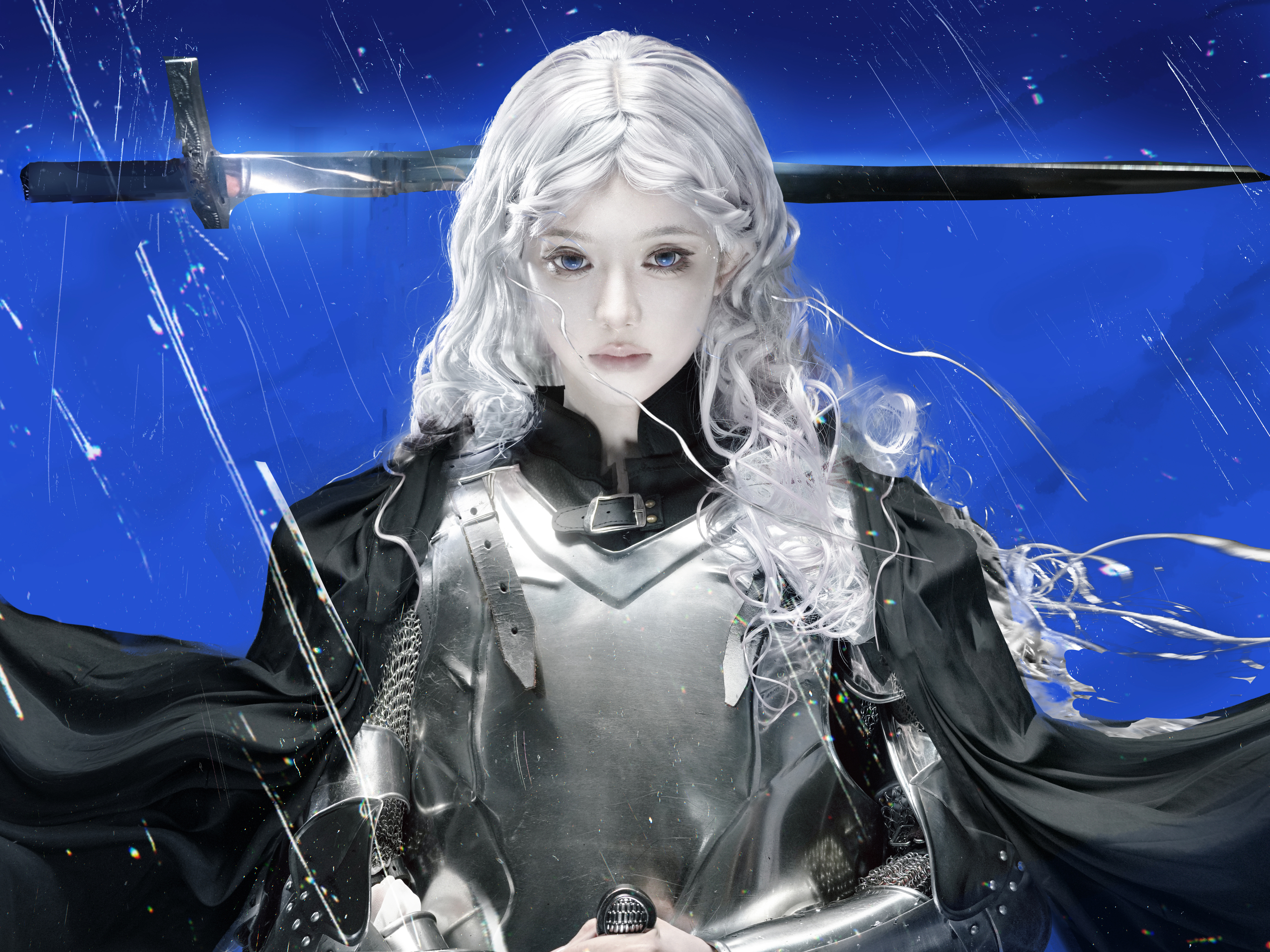 The Raven |永不复焉第一次尝试盔甲拍摄，提前试了衣服超级重重重！感觉把