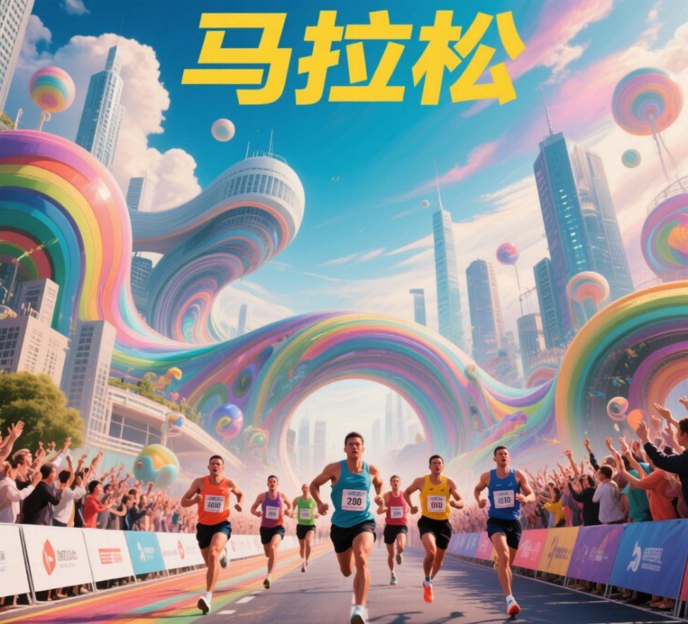 马拉松前被偶像应援太幸福了，想象一下，在汗流浃背时听到熟悉的声音，看到熟悉的身影