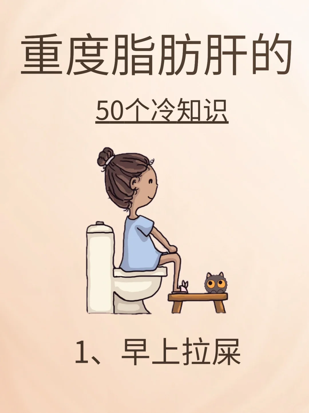 重度脂肪肝的50个冷知识，你get到了多少条❓❓