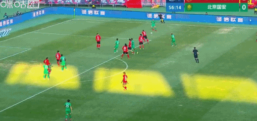扳回一个！法比奥进球！！塞鸟的助攻！北京国安辽宁铁人vs北京国安