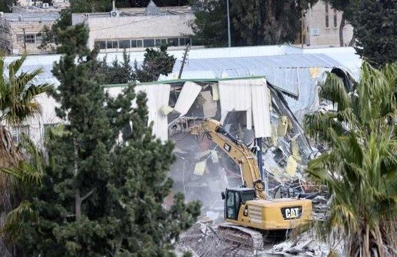 以色列这次真是太嚣张了，连联合国救援机构的房产都敢强拆！
1月20日，以色列土地