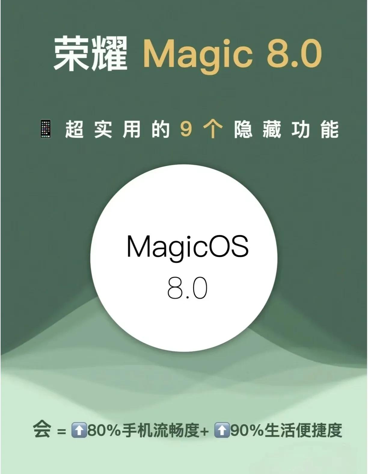 荣耀MagicOS 8.0超实用隐藏功能，学会让你的荣耀手机变得更好用！
很多人