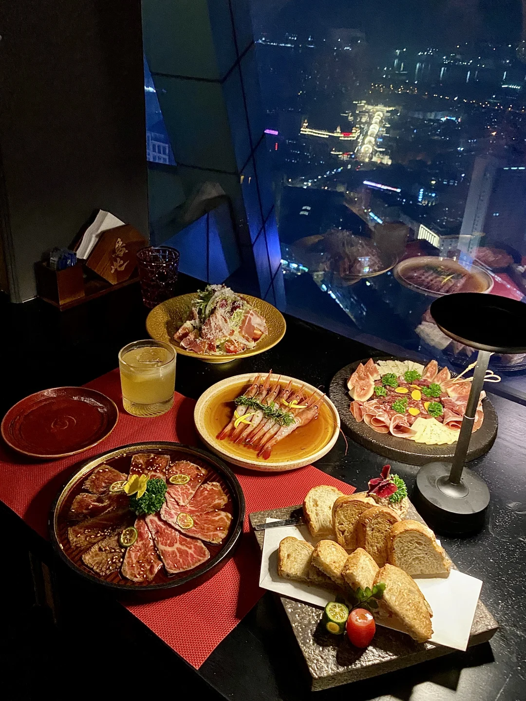 大连（新发现的）高空bistro蓝夜view绝美🥂