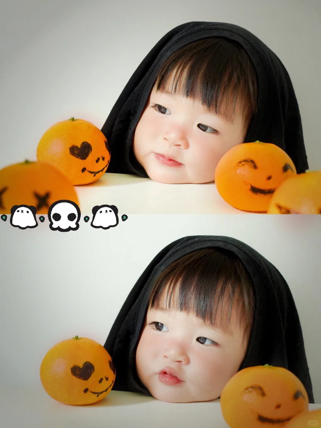 🎃万圣节拍照！橘子➕黑T就搞定！