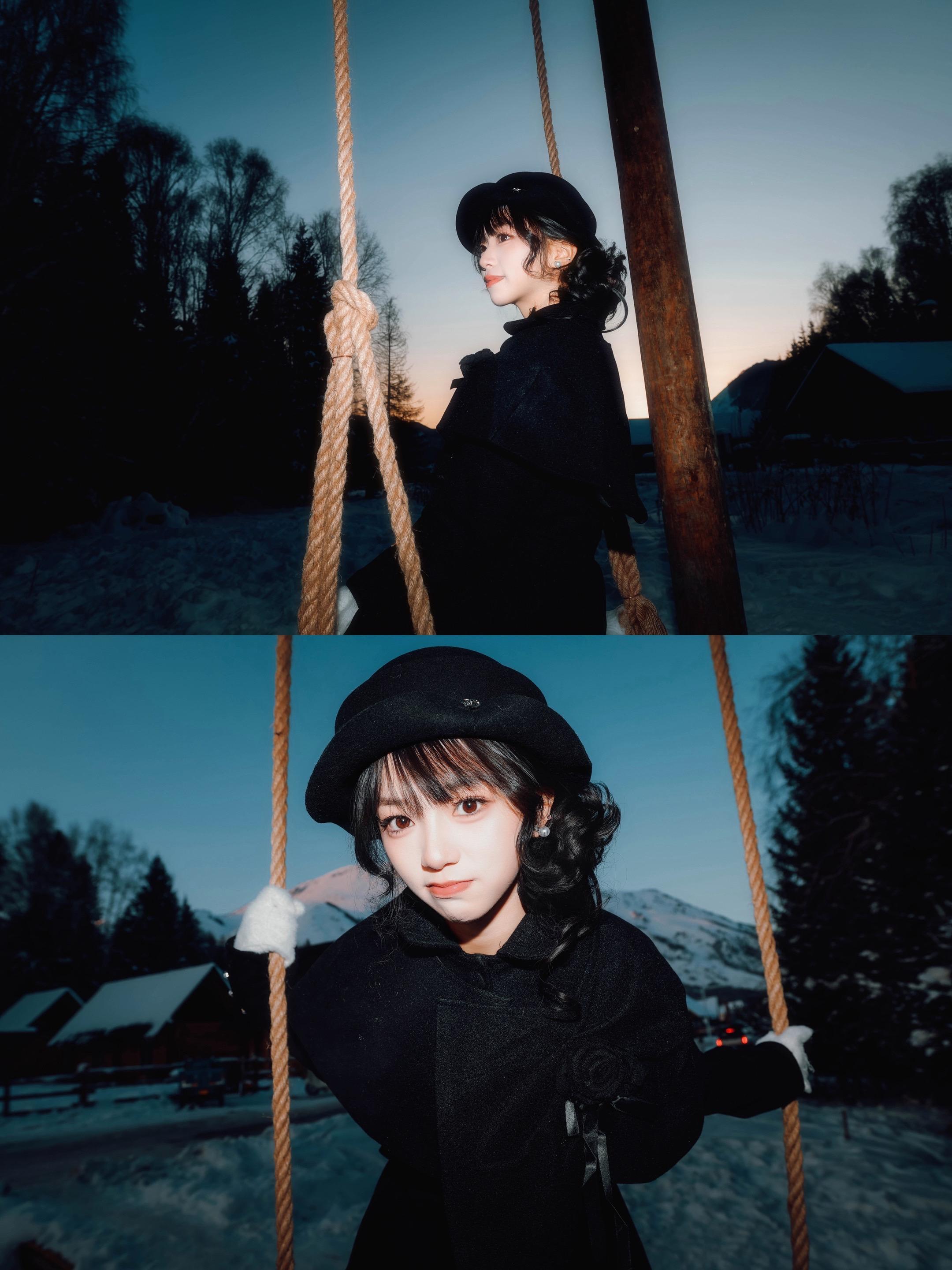 禾木日落时候拍ccd就会得到。太有氛围感了吧 同款可拍