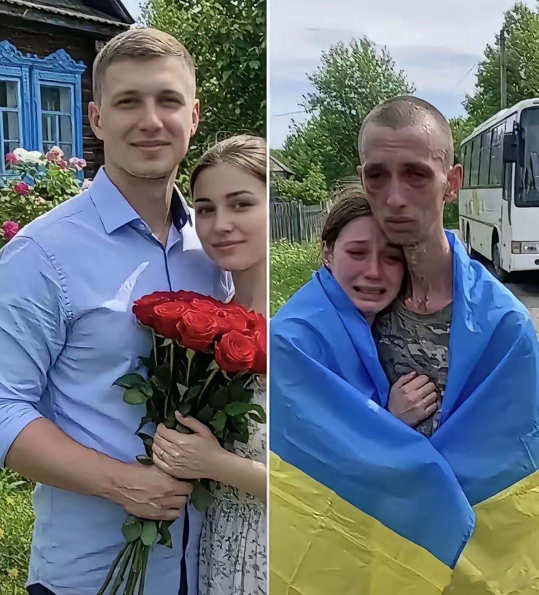 乌克兰士兵参战前后对比照，战争在他们身上留下的痕迹，或许一辈子都难以抹去。希望世