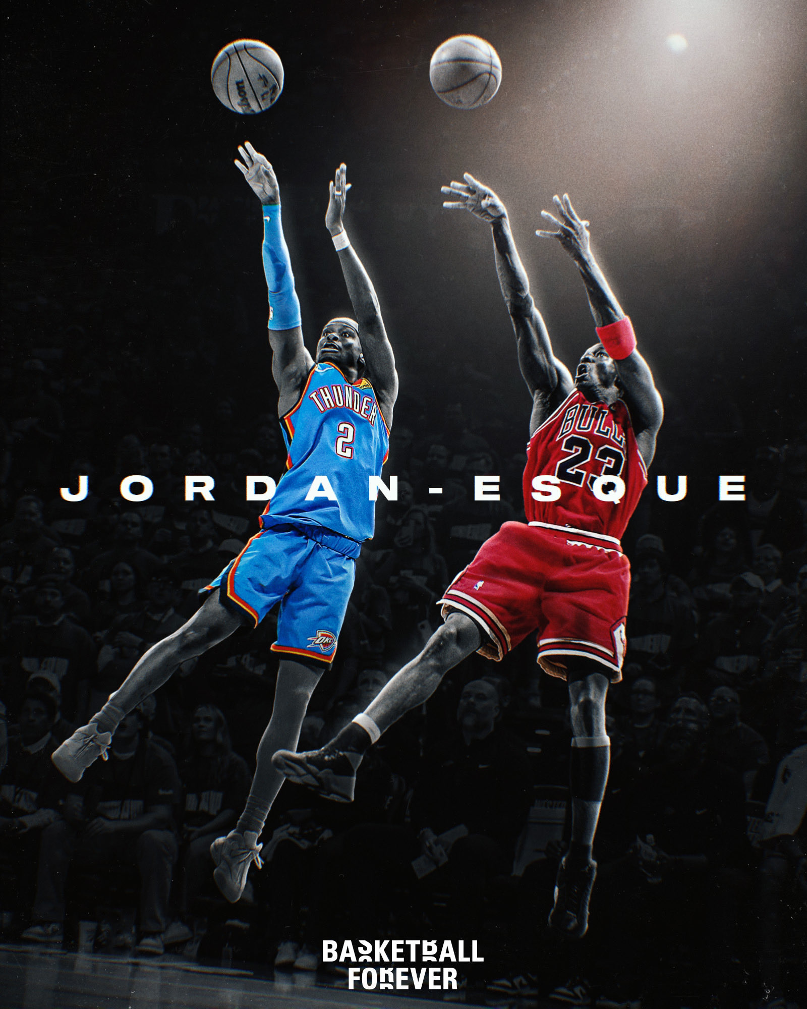 老詹表示SGA的效率和乔丹一个级别：“每次看到数据统计，你会看到他得了38分，1