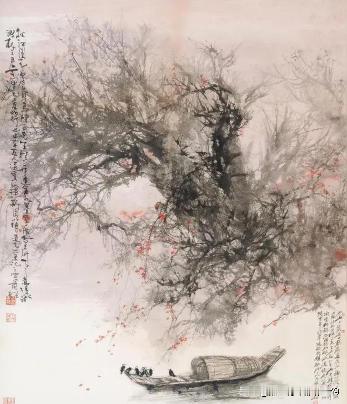 兰溪棹歌
唐·戴叔伦
凉月如眉挂柳湾，
越中山色镜中看。 
兰溪三日桃花雨，
半