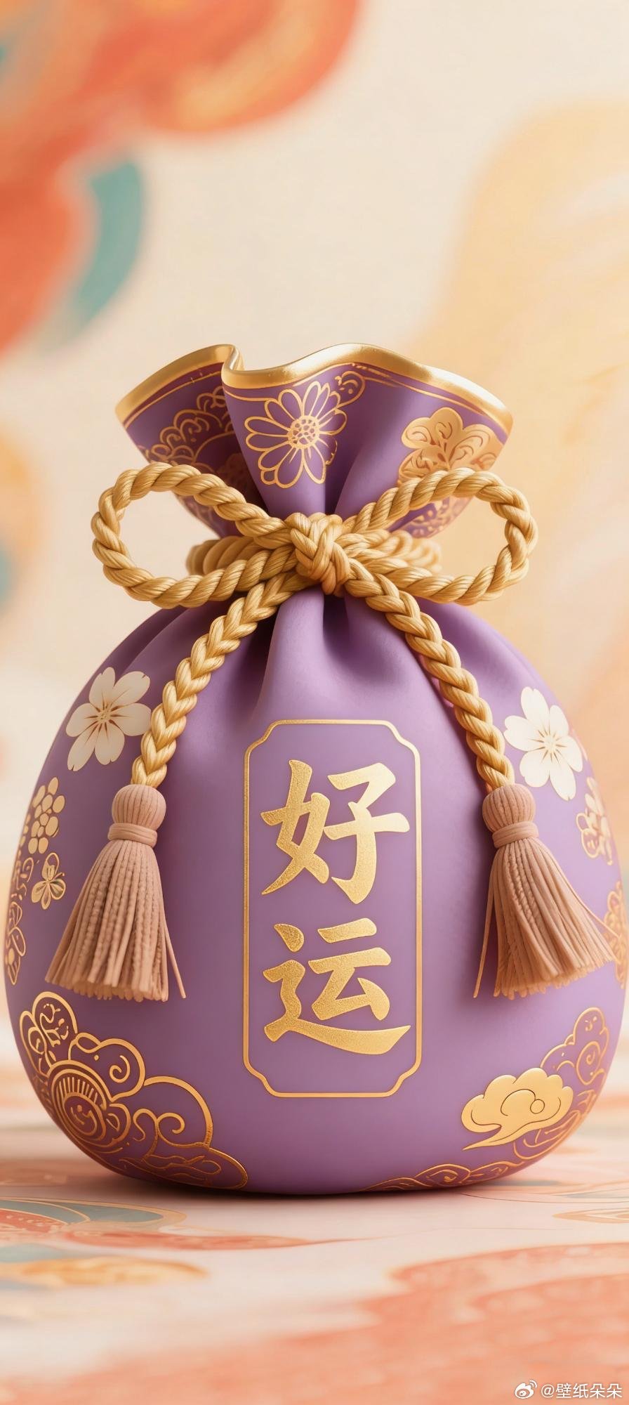 好运常伴财源滚滚福袋九色同款壁纸.ེᰔᩚ 