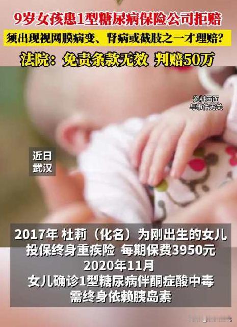 “玩不起别玩！”武汉，一女子在女儿刚出生的时候，就给她投了终身重疾险：50万保额