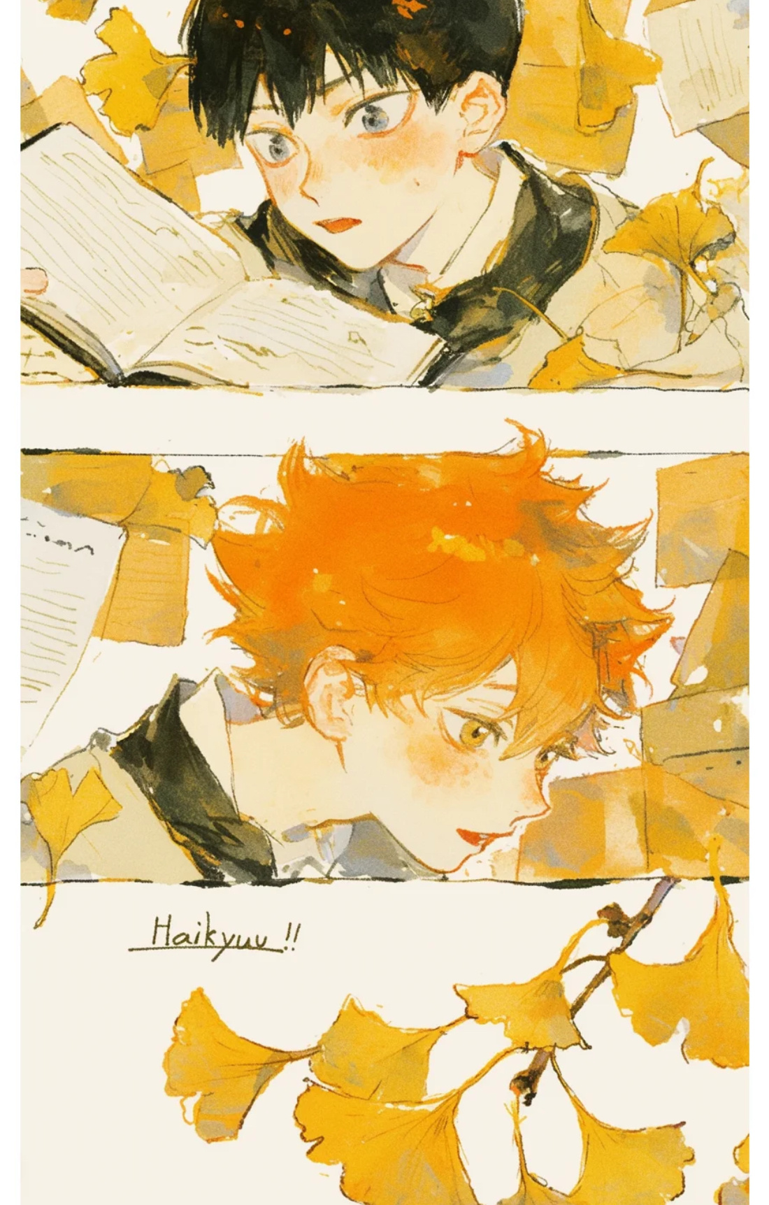 小排球🏐的秋日午后🍂#十一漫游记##漫视界企划##排球少年# ​​​
