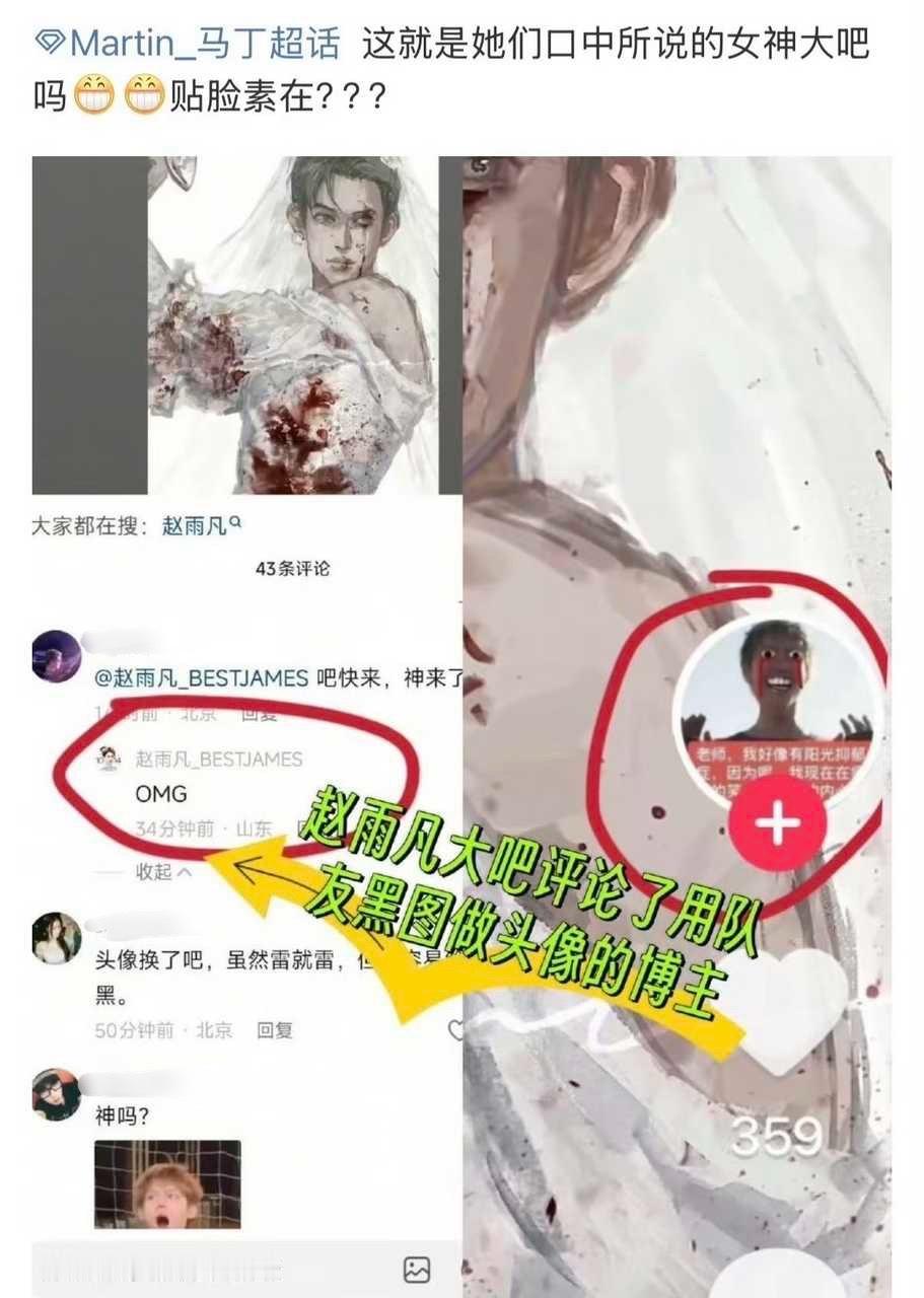 怎么看赵雨凡大吧与马丁 Martin 黑粉互动 