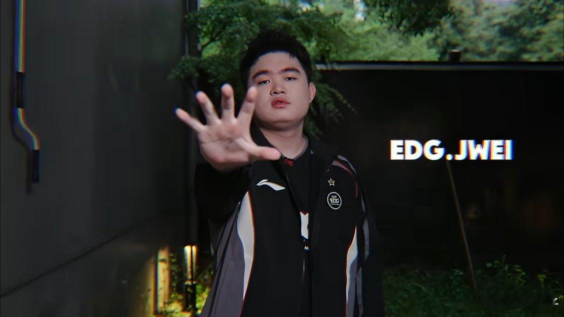 Jwei加盟EDG EDG也宣了，还有队服版JweiEDG