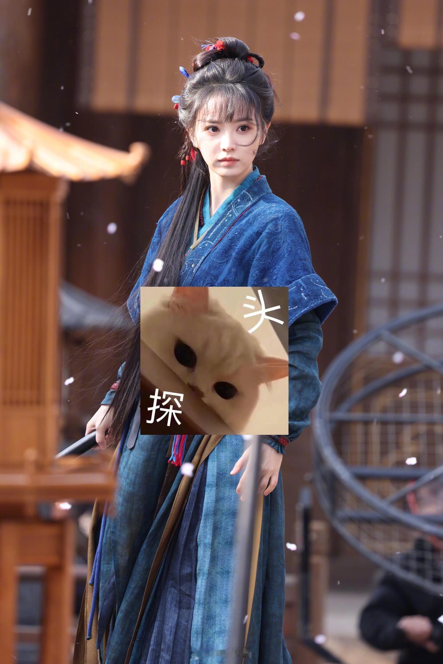 田曦薇逐玉今日路透，尊好看[爱慕] 