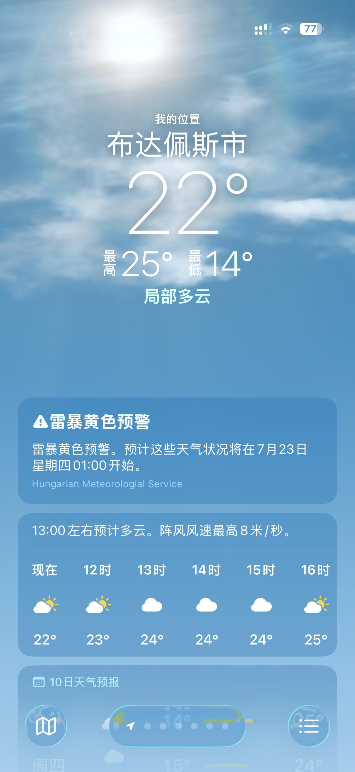 布达佩斯的天气很舒服，仿佛回到了北京的春天🌱F12026F1匈牙利大奖赛 匈牙