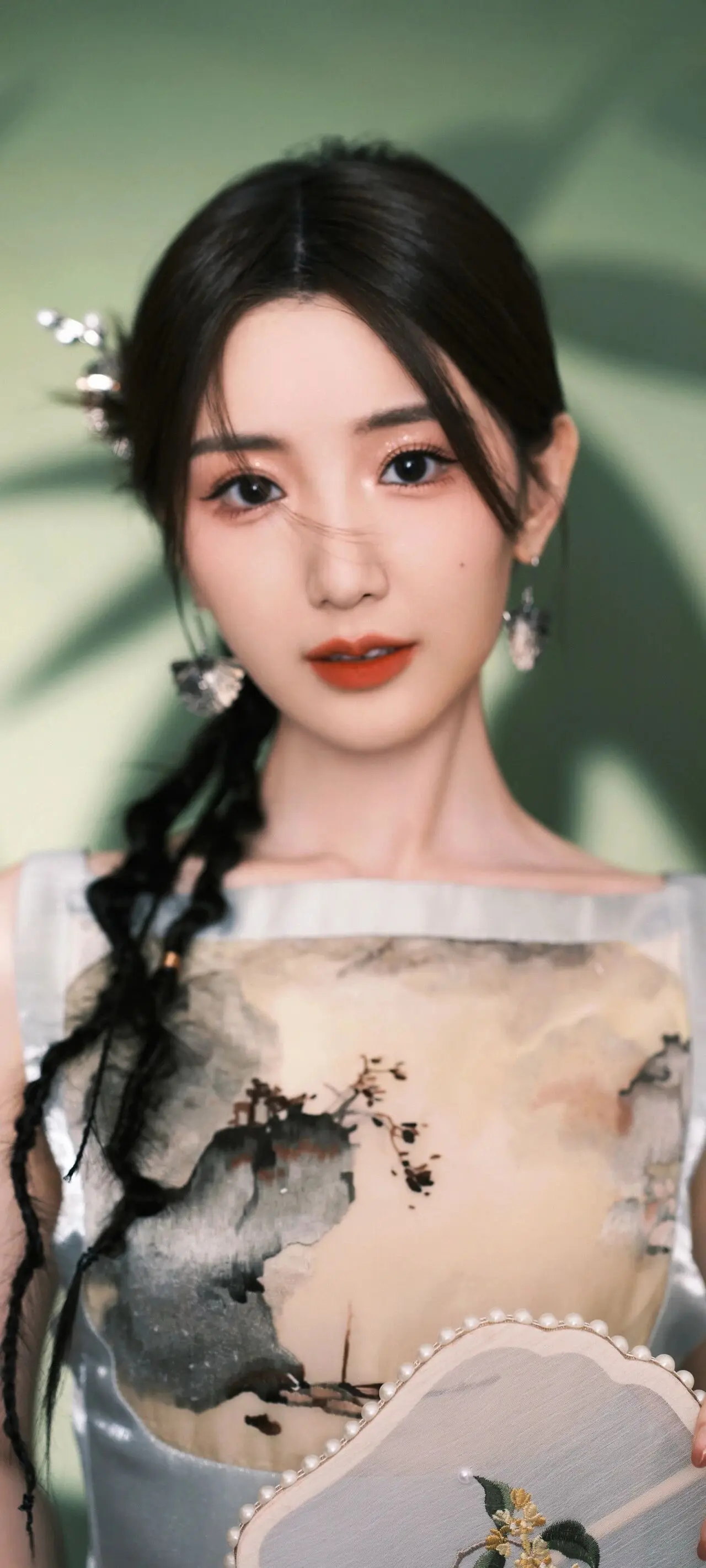 毛晓彤 水墨旗袍