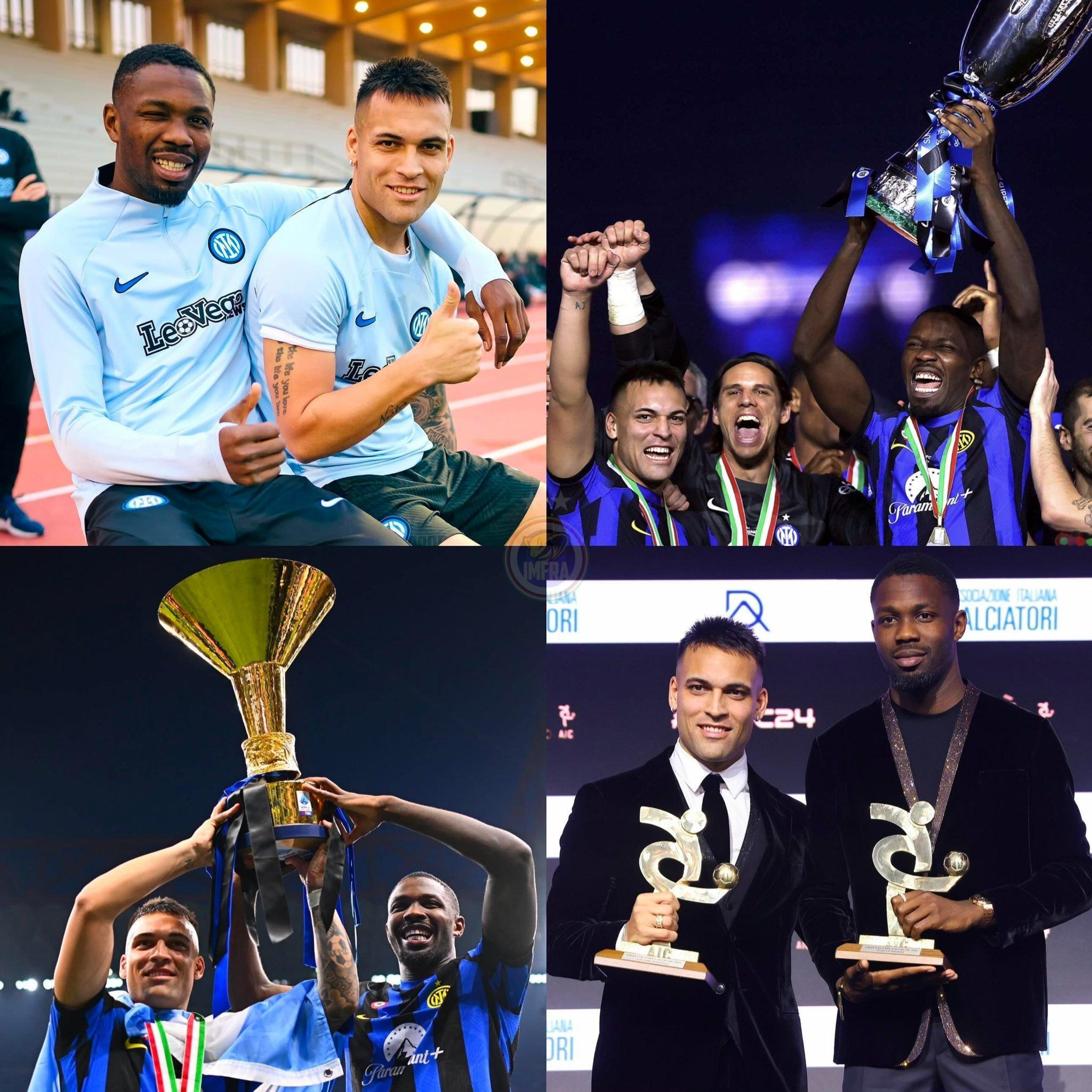 🐮ThuLa. ⚫️🔵一起踢球⚽️一起赢🏆一起得最佳✌✌ 劳塔罗马丁内斯[
