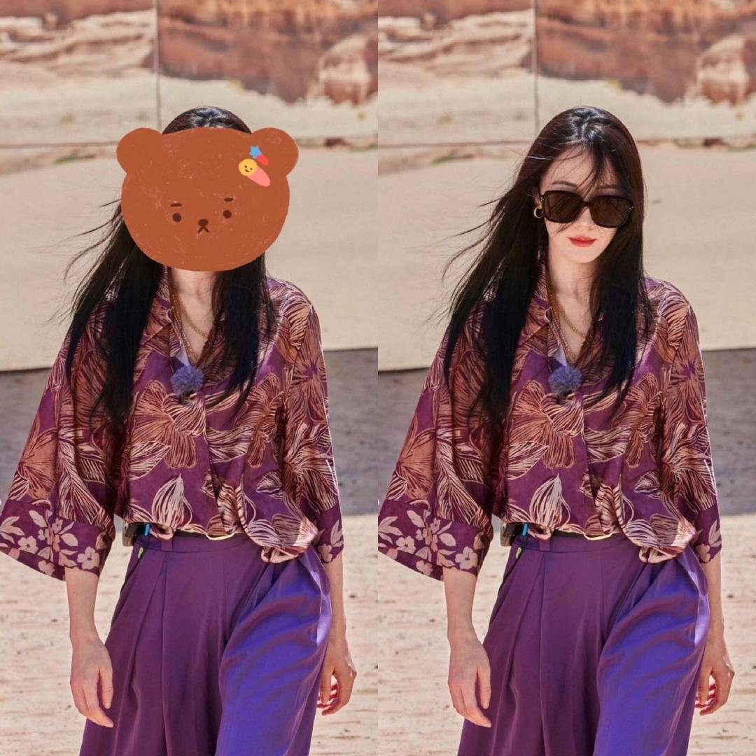 迪丽热巴这个衣服我说实话不太好看 全靠脸撑着 ​​​