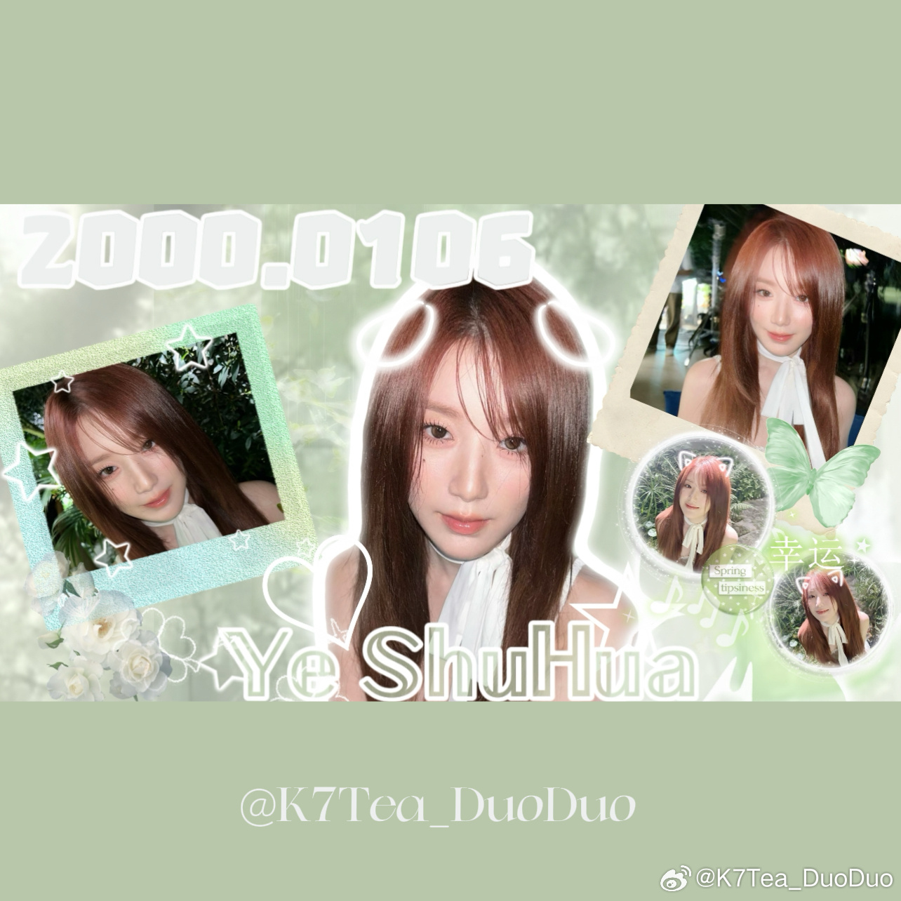 叶舒华  †.你我相遇 枯木逢春.†自制春日版头分享 