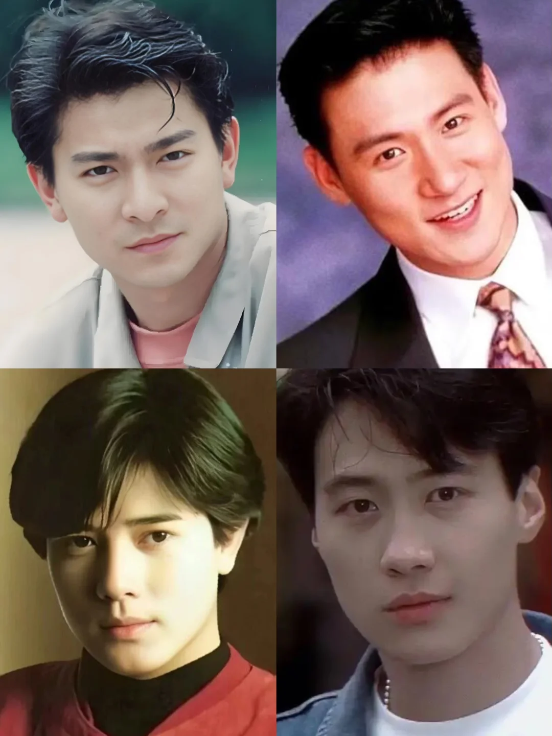 请从颜值唱功演技来给四大天王排个顺序吧❤️