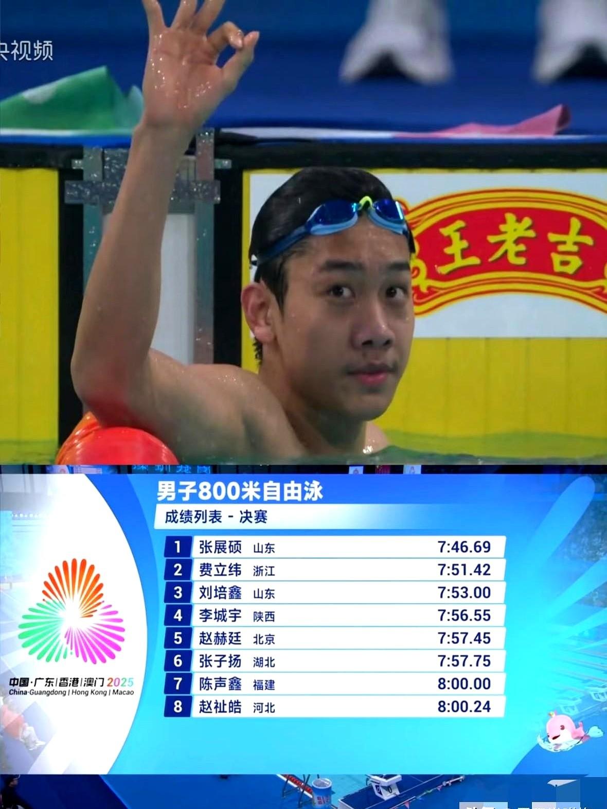 “9岁就被爸妈‘扔’到外地，每天泡在水里6小时，图啥？”

张展硕的答案是：三块