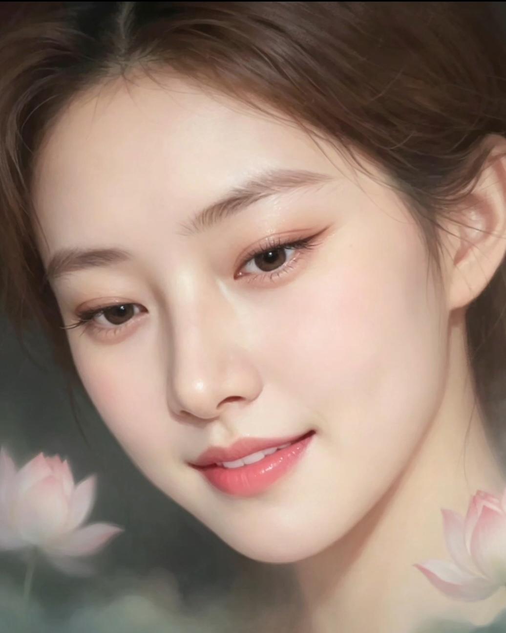 温柔如水，如梦似幻的少女