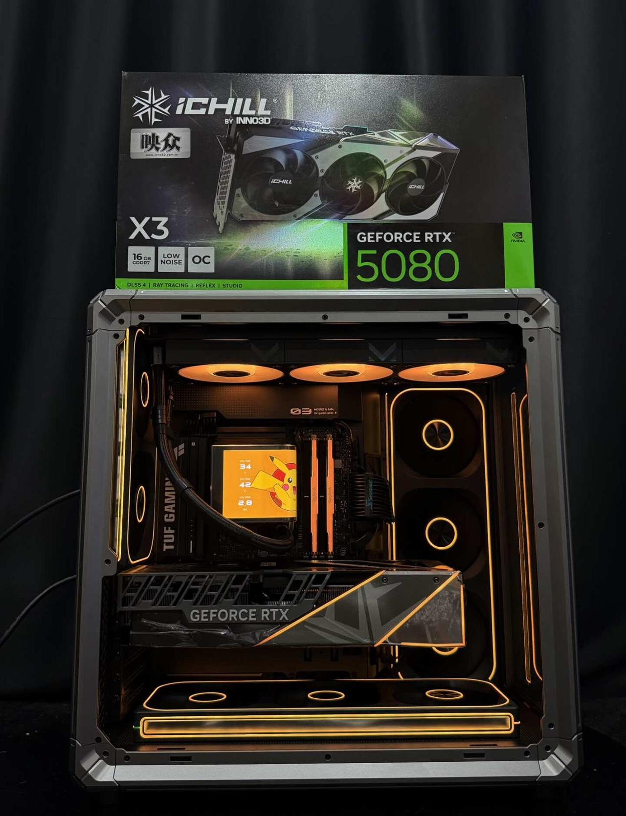 9800X3D➕5080黑金游戏🌈乔思伯X400海景房
江苏薯友要的黑金乔思伯